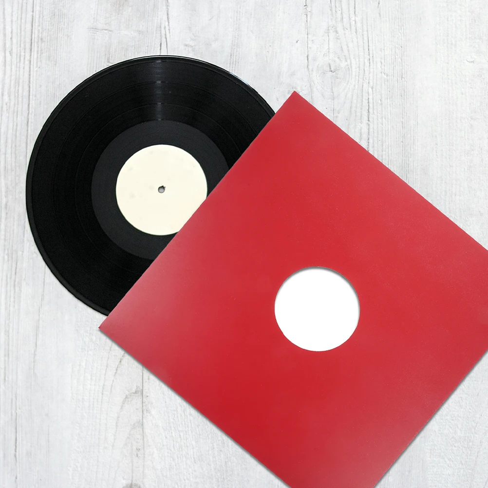 

5Pcs Vinyl Record Outer Sleeves Strong Tear Resistant Covers for Dust Mud Proof Ideal Gift for Vinyl Lovers
