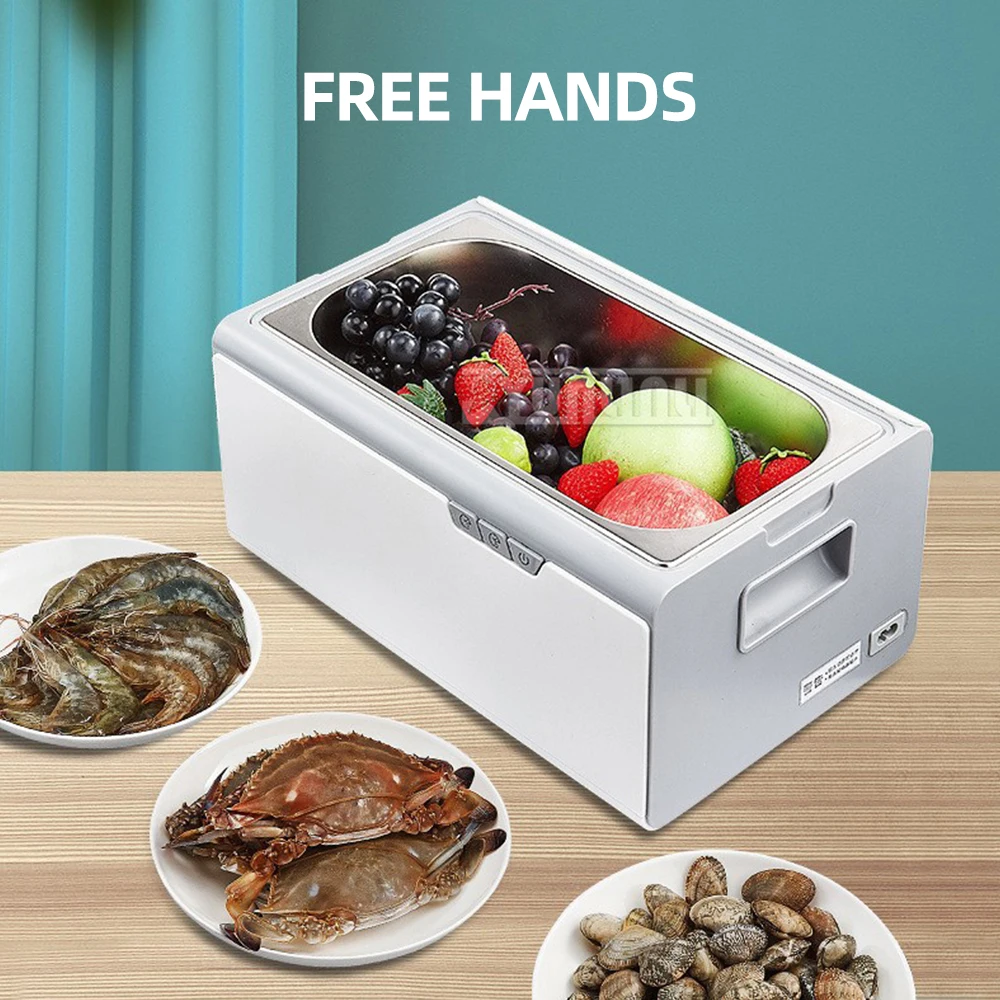 آلة التنظيف بالموجات فوق الصوتية لأطعمة المطبخ، آلة غسل الخضروات والفواكه الأوتوماتيكية، آلة البقوليات والفاكهة