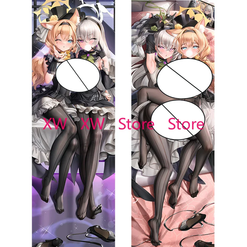 

Anime Blue Archive UtazumiSajurako Iochi Mari Double-Sided Print Hing Body Pillowcase Otaku Cosplay Pillow Cover
