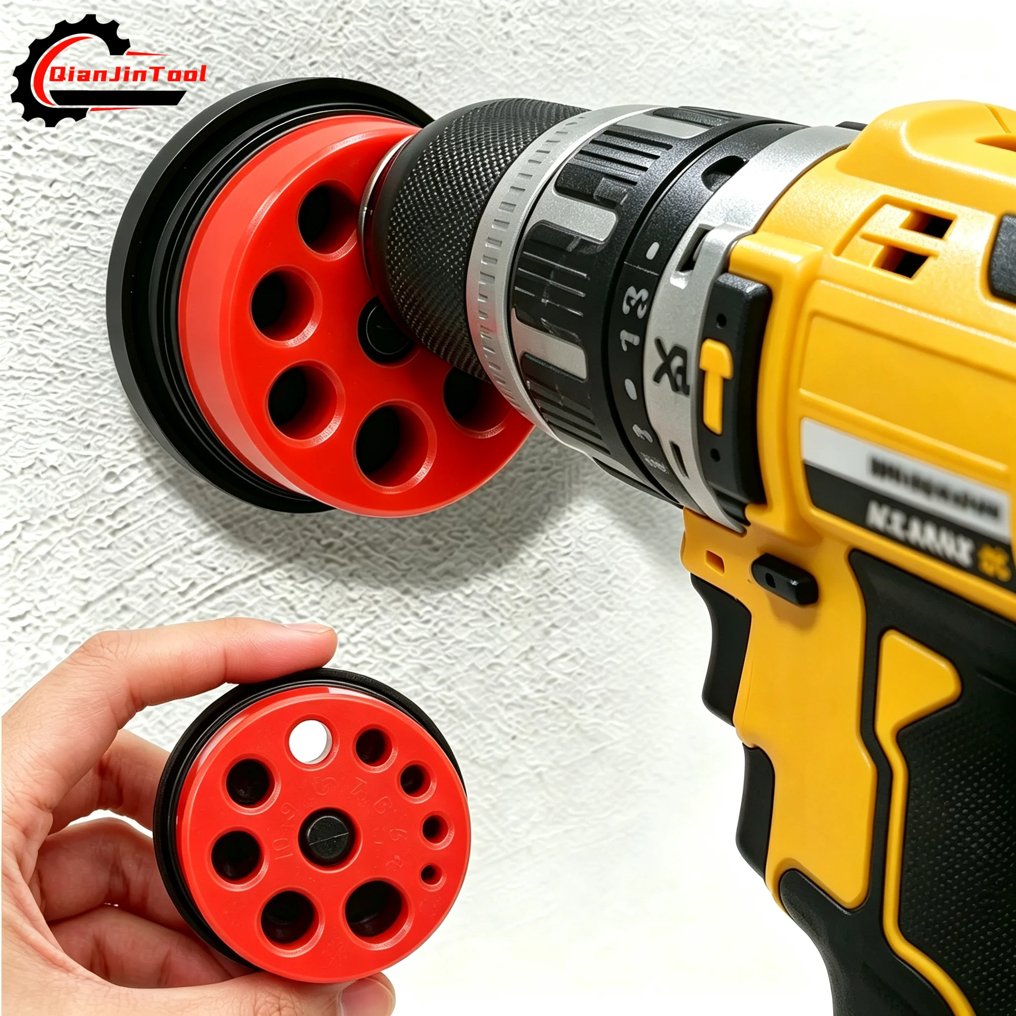 Dust Cover Electric Drill Dust Collector 3-12mm 9 Hole Drill Bit Dust Proof Case Removes Dust Debris Cleaning Renovation Tool