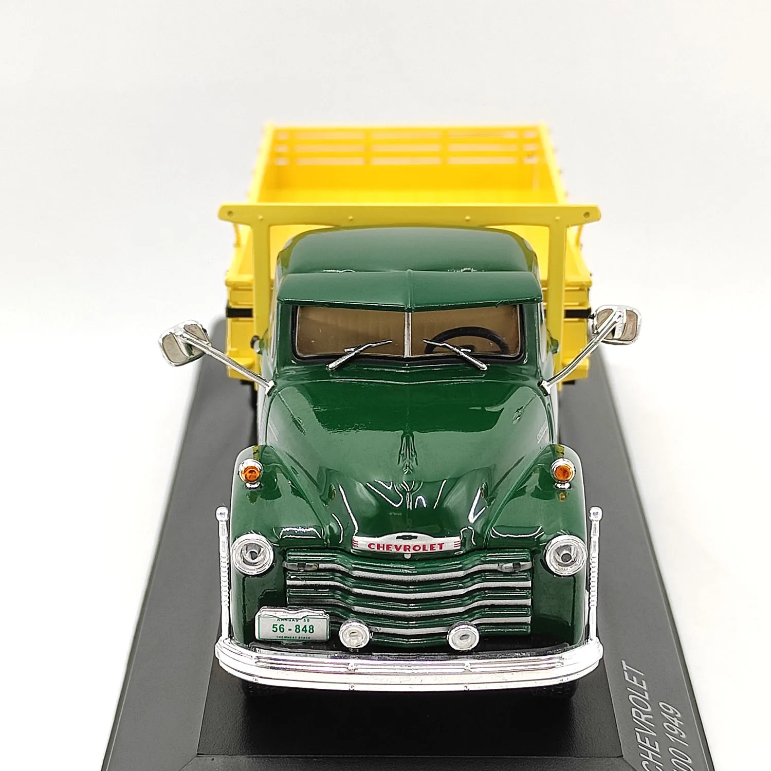 دييكاست وايت بوكس 1:43 مقياس شيفروليه 6400 1949 شاحنة سبيكة سيارة نموذج تحصيل لعبة هدية تذكارية عرض حلية