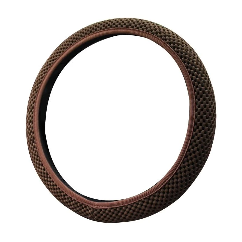 

652F Steering Wheel Cover, Universal 14.5-15.3 Inch, Microfiber Material,Breathable, Non-Slip,Fit for Most Car SUV