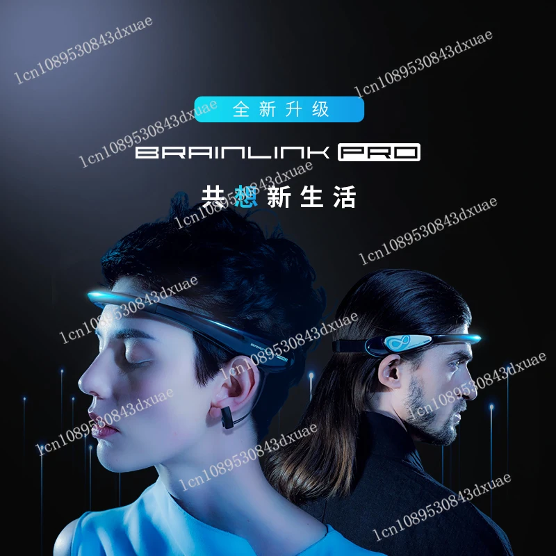 BrainLink Smart Headband Mindfulness Meditation Book Light Stress Relief Wearable Device Helps Sleep Improve Concentration