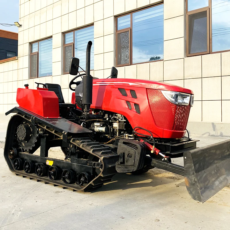 

Многофункциональный мини-культиватор-трактор на гусеничном ходу с экскаватором для точного вспашки, 35 л.с.