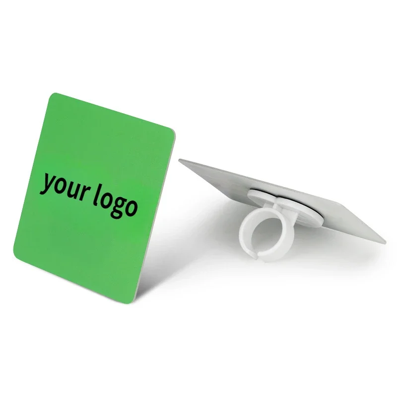 Custom Acrylic Logo Lettering Signage Designer Custom Your Own Brand Logo Plate For Microphone Interview News Star