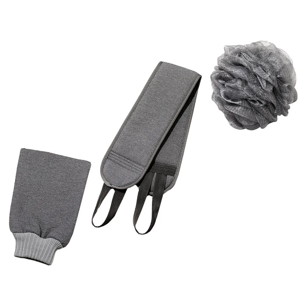 

1Set Bathing Tools Portable Lightweight Compact Design for Daily Use Skin Smooth Exfoliating Gloves Bath Balls