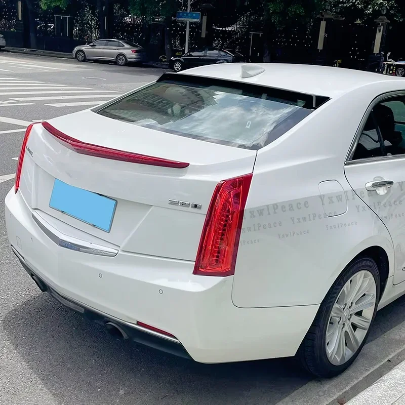 For Cadillac ATS Sedan 4 Door 2015 2016 2017 2018 2019 ABS Plastic Rear Window Roof Spoiler Body Kit Accessories