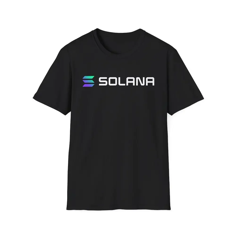 Solana Sol Crewneck T Shirt Cryptocurrency Crypto Web3 Defi Blockchain