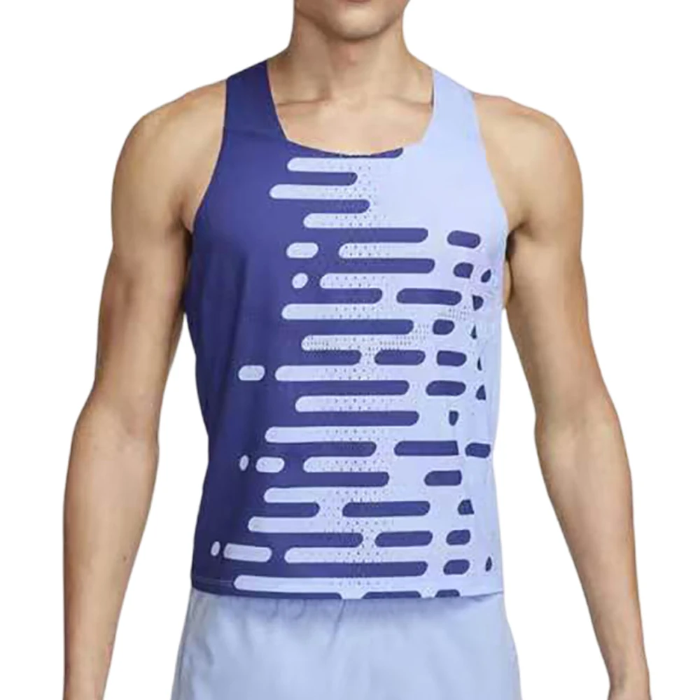 Athletics Track Field Singlet Runnning Tank Top Speed Fitness Shirt Sleeveless Men Vest