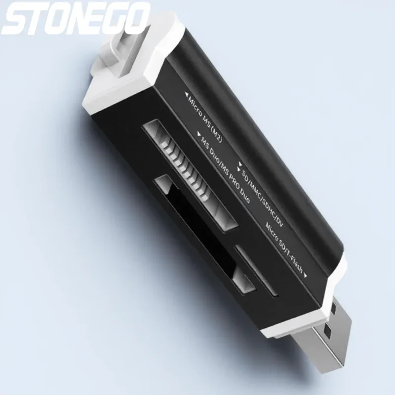 

Высокоскоростное устройство чтения карт памяти Multi USB 20, универсальное для Micro SD TF MMC SDHC MS Pro Duo M2