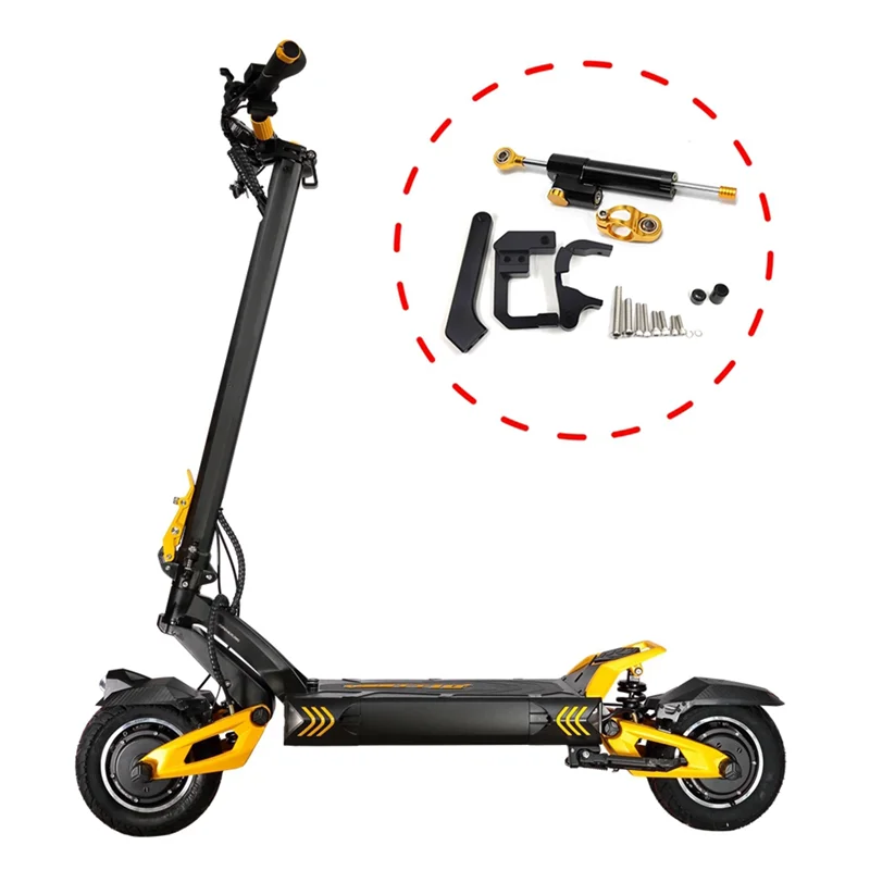 A51Q-For VSETT 10+ 10Plus مجموعة المثبط المثبط سكوتر كهربائي المقاود تثبيت المثبط #6