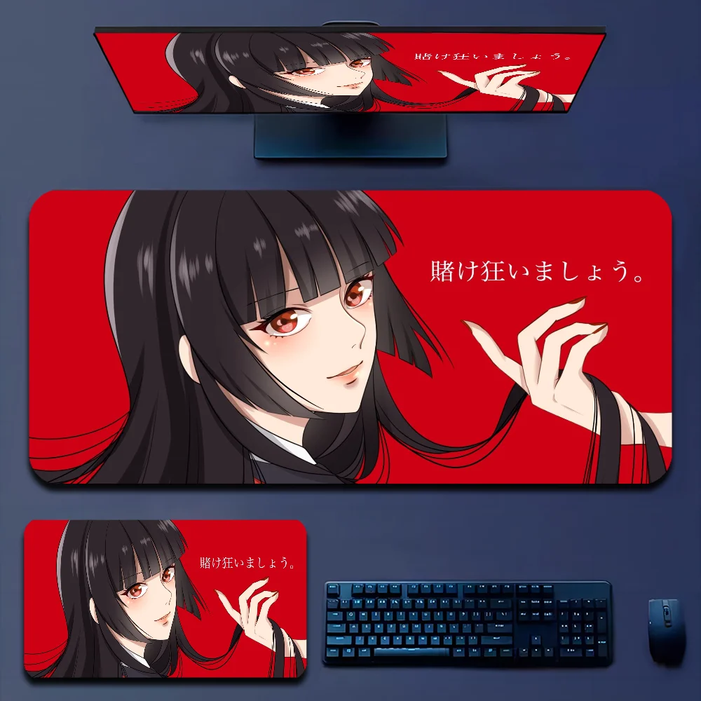 Kakegurui Jabami Yumeko Anime Anti-Slip Speed Version Game Computer Keyboard Office Table Mat Gaming Mouse Pad