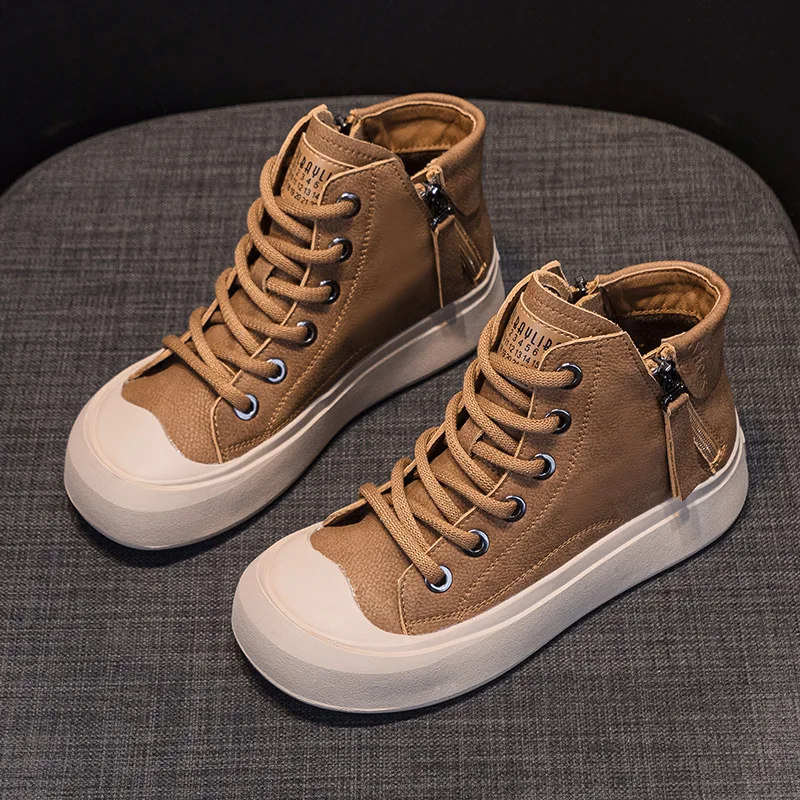 

Женские зимние ботильоны из натуральной замши и кожи, винтажные, мягкие, на плоской подошве, для весны и осени