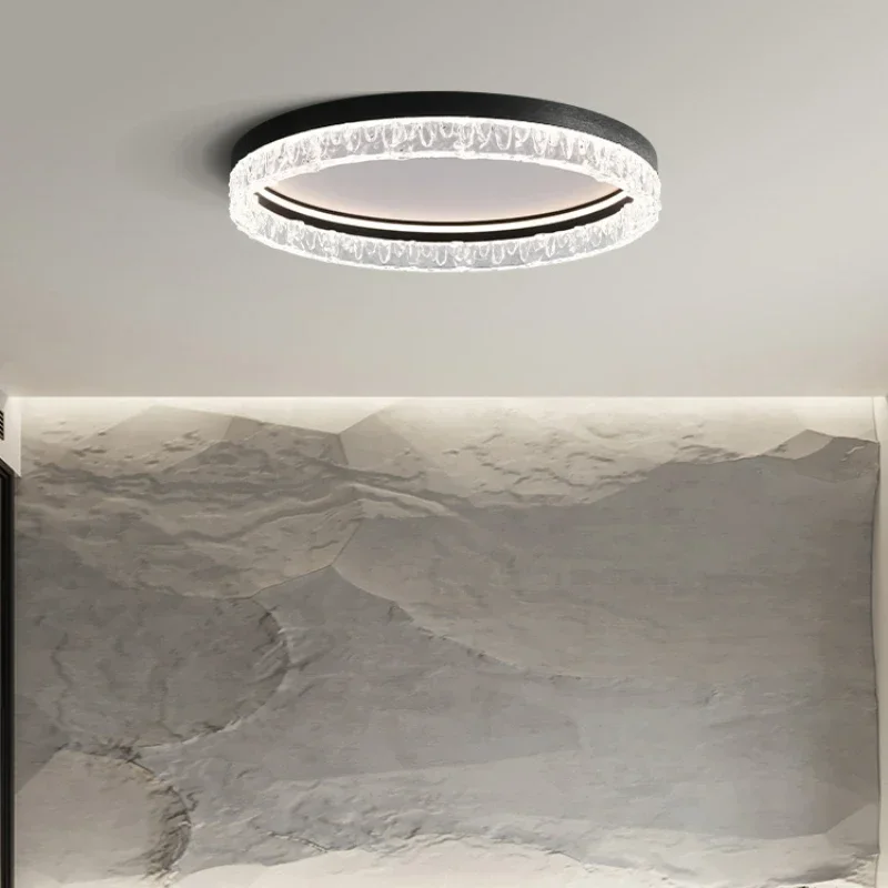 2026 Modern Simple Living Room Ceiling Lamp High-grade Crystal Room Italian Minimalist Main Lamp Master Bedroom Ceiling Light