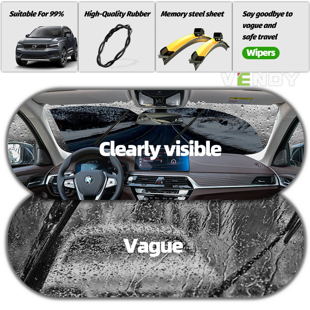 2 قطعة الجبهة ممسحة زجاج أمامي شفرات مساحات الزجاج الأمامي لسوبارو امبريزا 2000-2023 WRX STI 2008-2016 2011 2012 2013 2014 2015 #4