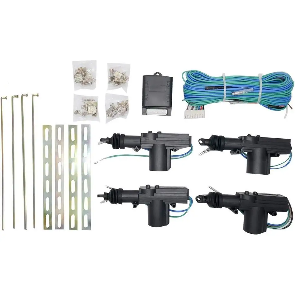 12V Universal Central Lock Locking System Motor Car Alarm Security System Car Keyless Entry Kit Remote Control