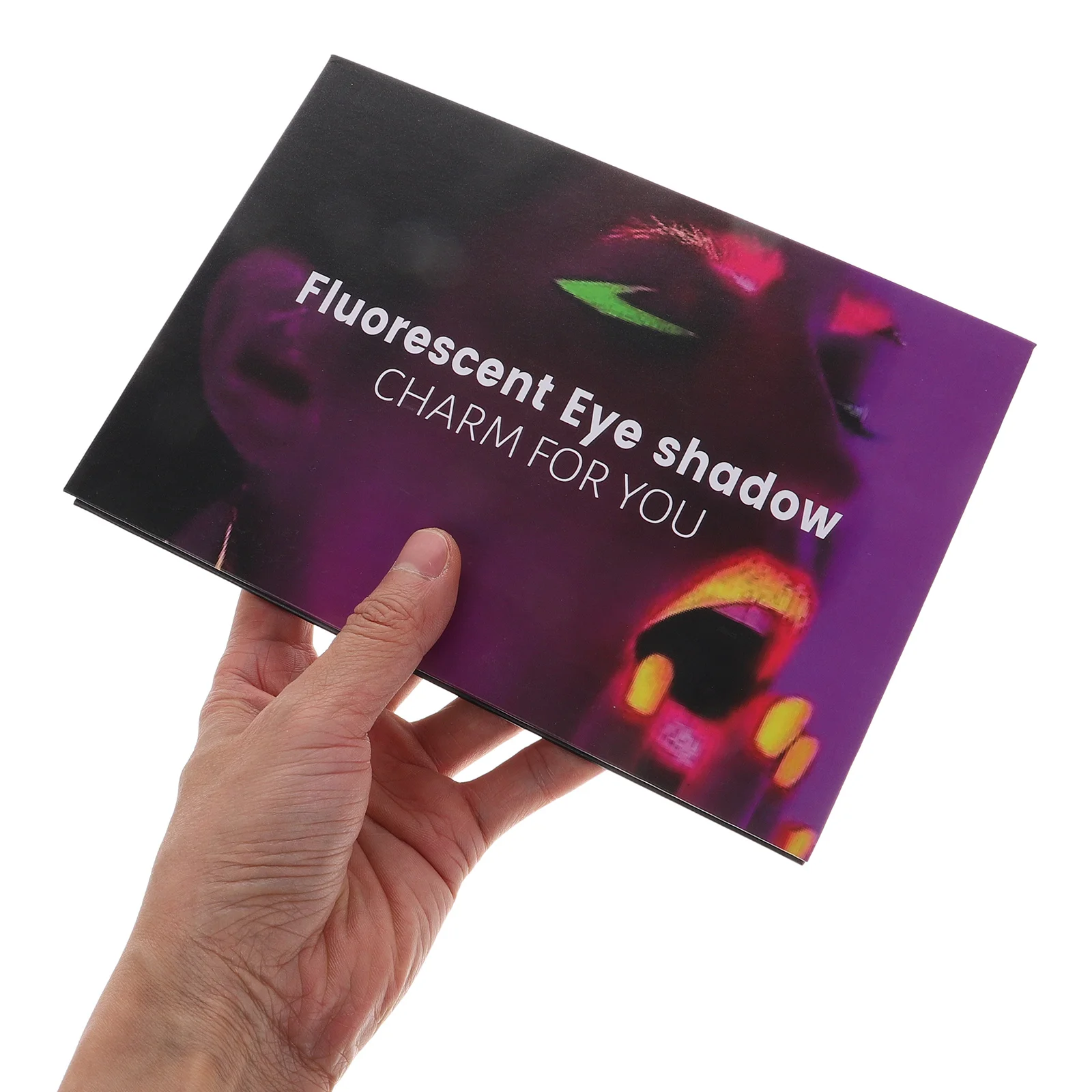 Brilha no escuro paleta de sombra multicolorido glitter maquiagem para festa de halloween palco viagem feminino sombra de olho conjunto