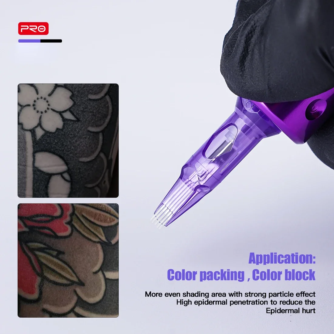 Pro Tattoo Cartuccia Ago 0.35mm 3RL 3*3/ 3*4/ 3*5/ 3*6 RL Monouso Sterilizzato Sicurezza Trucco Permanente 20 pz/lotto