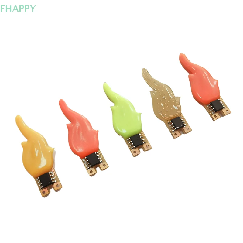 3V LED cob เทียนแฟลชแบบยืดหดได้หลอดไฟไดโอดแบบอุปกรณ์เสริมชิ้นส่วนแสงเทียน DIY