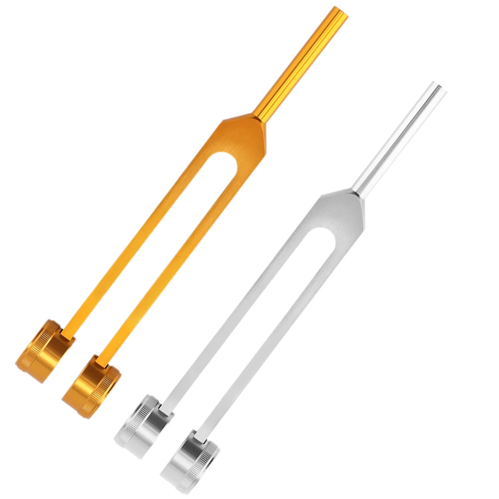 

2pcs Tuning Forks Aluminum Alloy Non Magnetic Corrosion Resistant Ear Cleaning Tool Sound Therapy Practical Ear Fork