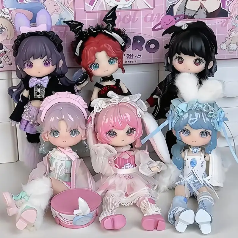 

В наличии: Lilolo V2.5 Binary Sweetheart Series BJD Blind Box — кавайная аниме-кукла, фигурка-сюрприз, трендовая игрушка, подарок для девочки