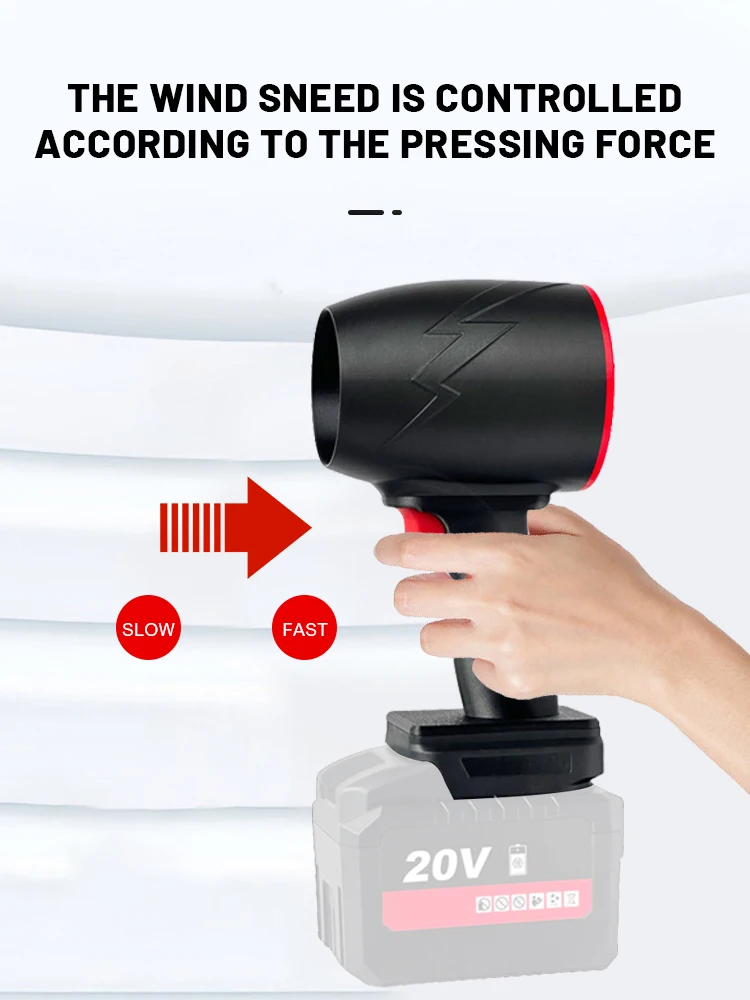 70mm Turbojet Fan Turbo Blower Powerful Turbo Jet Dryer Violent fan Max Thrust 2300g Car Drying Leaf Blower Portable Jet Fan