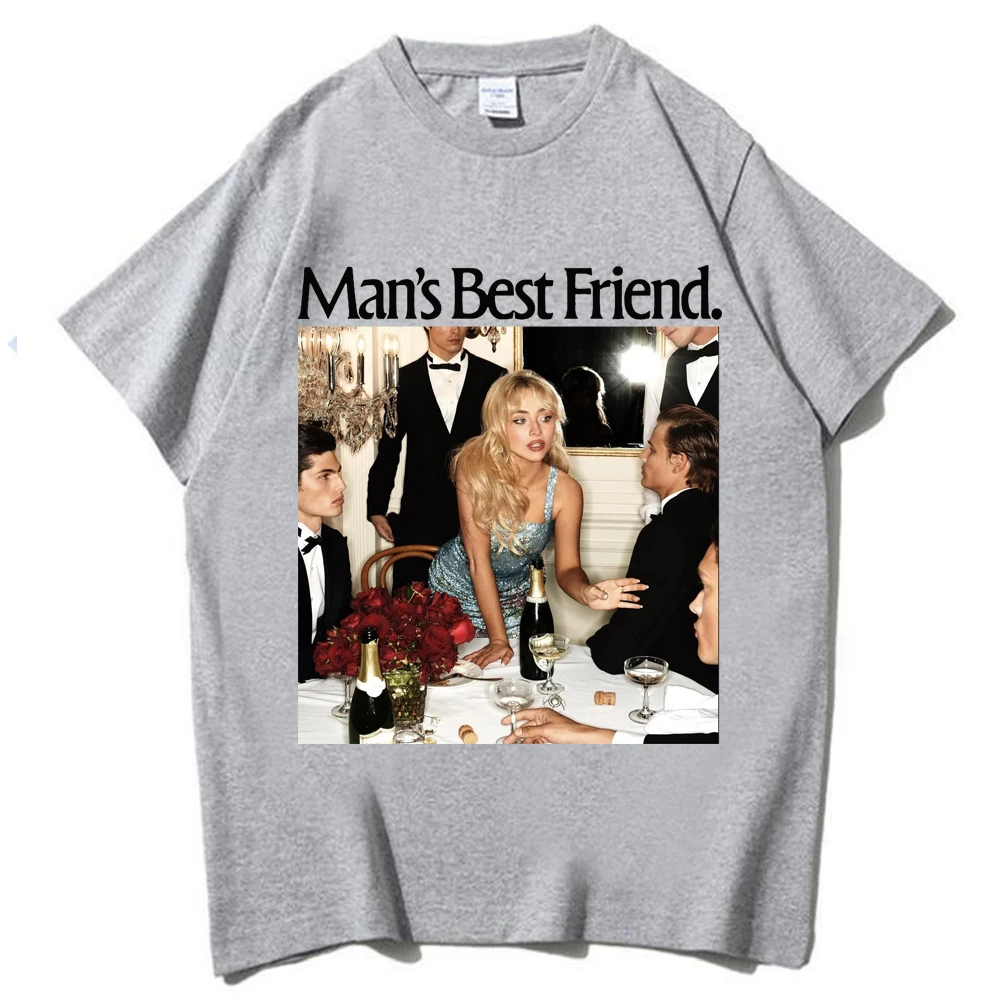 2025 سابرينا-ألبوم نجار رجل أفضل صديق تي شيرت Harajuku س الرقبة قميص غير رسمي هدية المتضخم تي شيرت الرجال الملابس