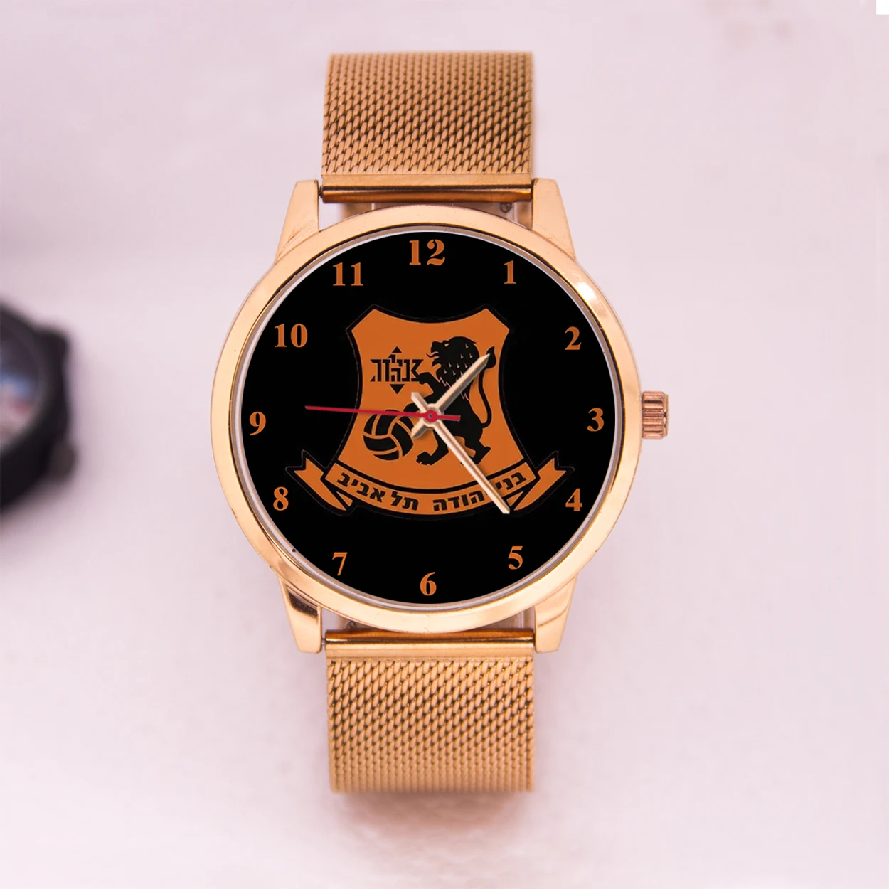 Gift Wrist Watch for Man Football Fans Men's Watches Silver Free Shipping Rose Gold Watch Strap 22mm Lion Black Souvenir Male