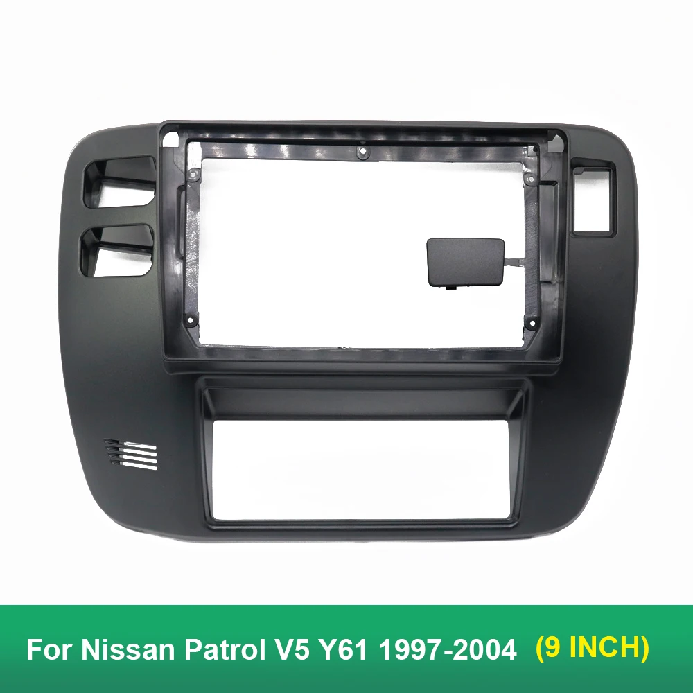 

For Nissan Patrol Y61 1997-2006 9" Car Stereo Fascia Frame 2DIN Dash Panel Android Radio Installation Trim Kit