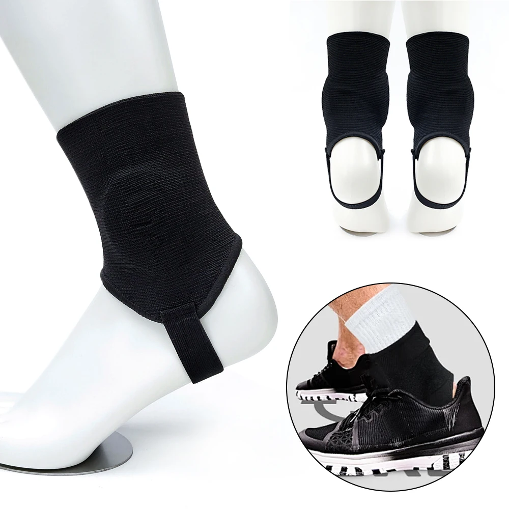 1 Pair Ankle Guard Protectors Soccer Ankle Support Pad for Soccer Football Volleyballs Double Side Ankle Protections Pad Unisex