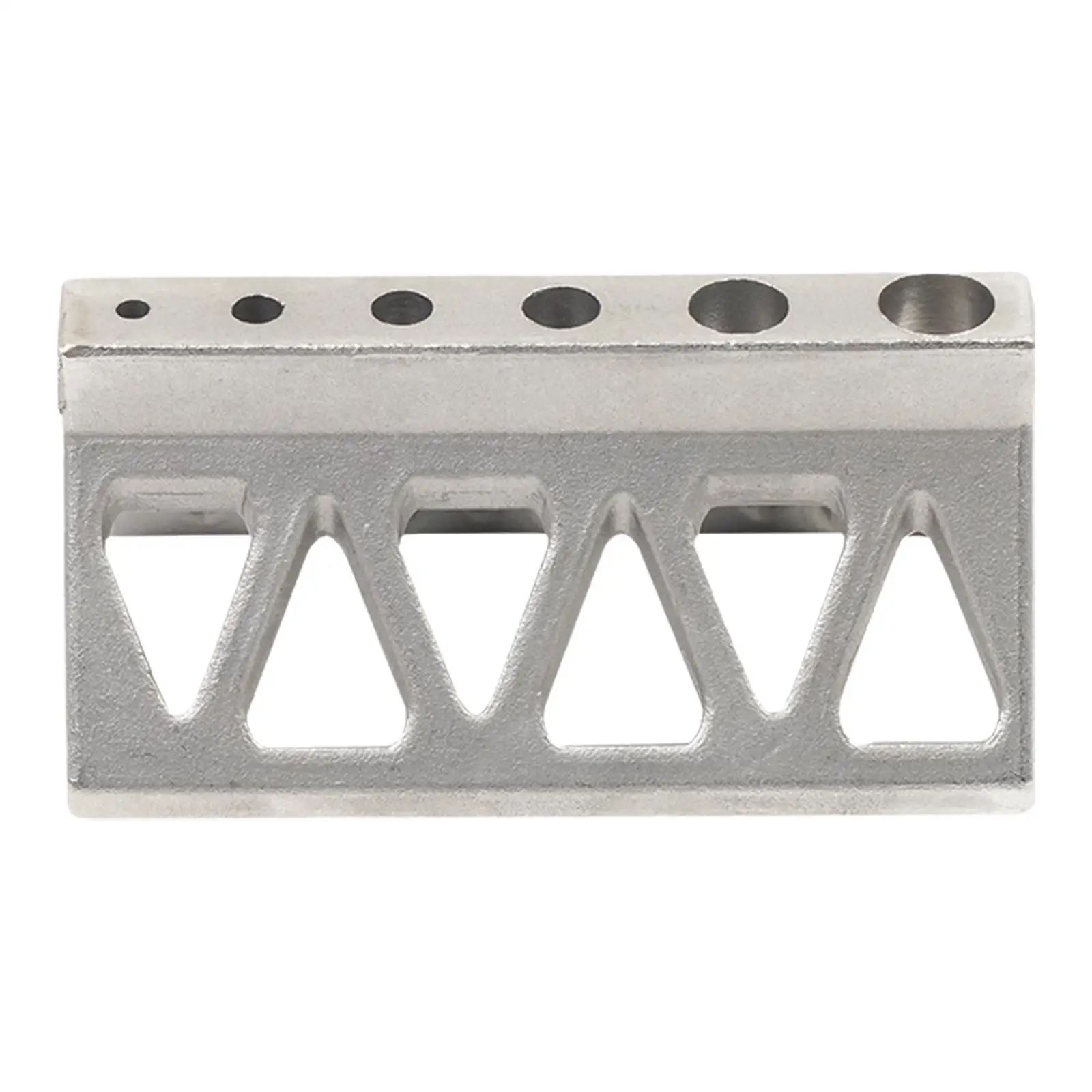 

Pipe Drill Jig Stainless Steel Centering Tool Compact Triangle Window Cutouts Pipe Center Drill Jig Round Tube Drilling Jig