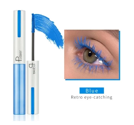 Pudaier White Lashes Mascara Makeup 4D Silky Natural Long Lash Mascara Waterproof Extension Thick Lasting Curling Mascara Rimel