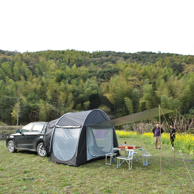 

Upgraded Front Hall SUV Tent with Mesh Extension Canopy Rear Integrated Self-driving Tour Car Tail Side Multi-person Rain-proof