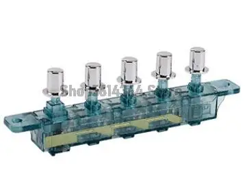 Imagen 2 del producto MQ205 AC 250V 4A 5 pulsadores tipo Piano interruptor de tablero para campana extractora 1 ud.