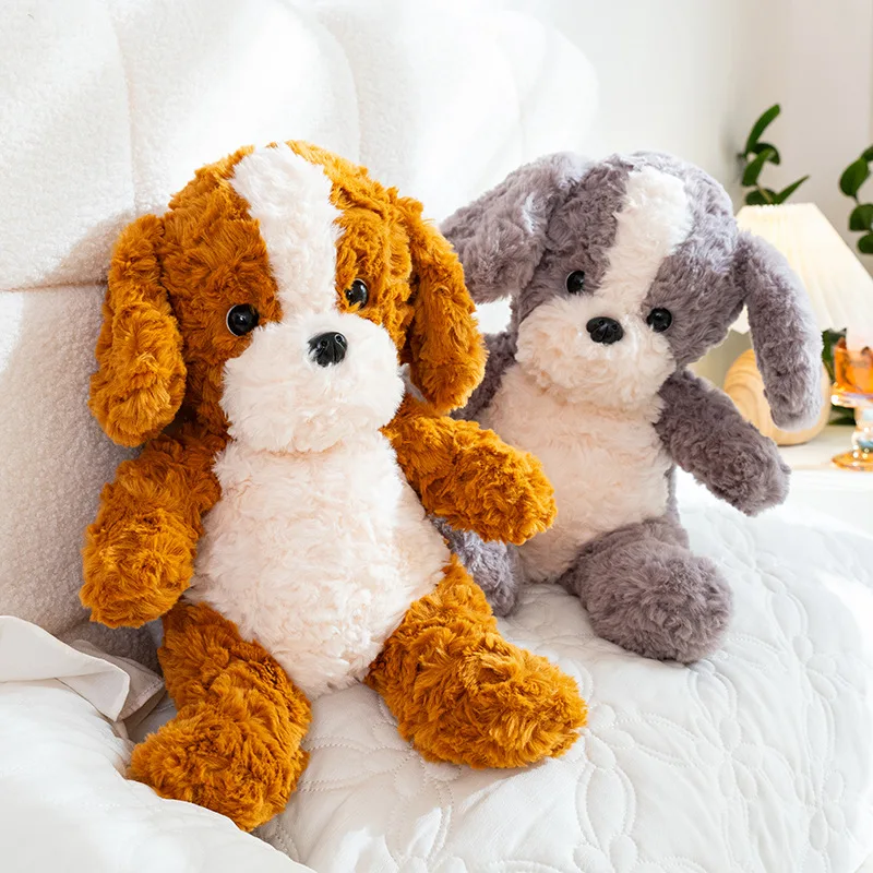 30/40 سنتيمتر لطيف الحياة الحقيقية تيدي الكلب ألعاب من نسيج مخملي Kawaii الكرتون ألعاب من القطيفة فتاة عيد ميلاد صديقة هدية الكريسماس