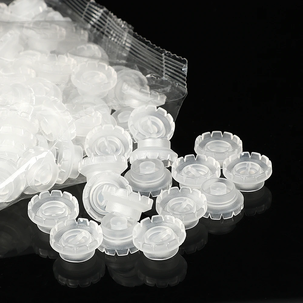 100個入りつけまつげ用グルーカップ、急速開花型グルーリングホルダー、2 in 1椿型まつげエクステツール