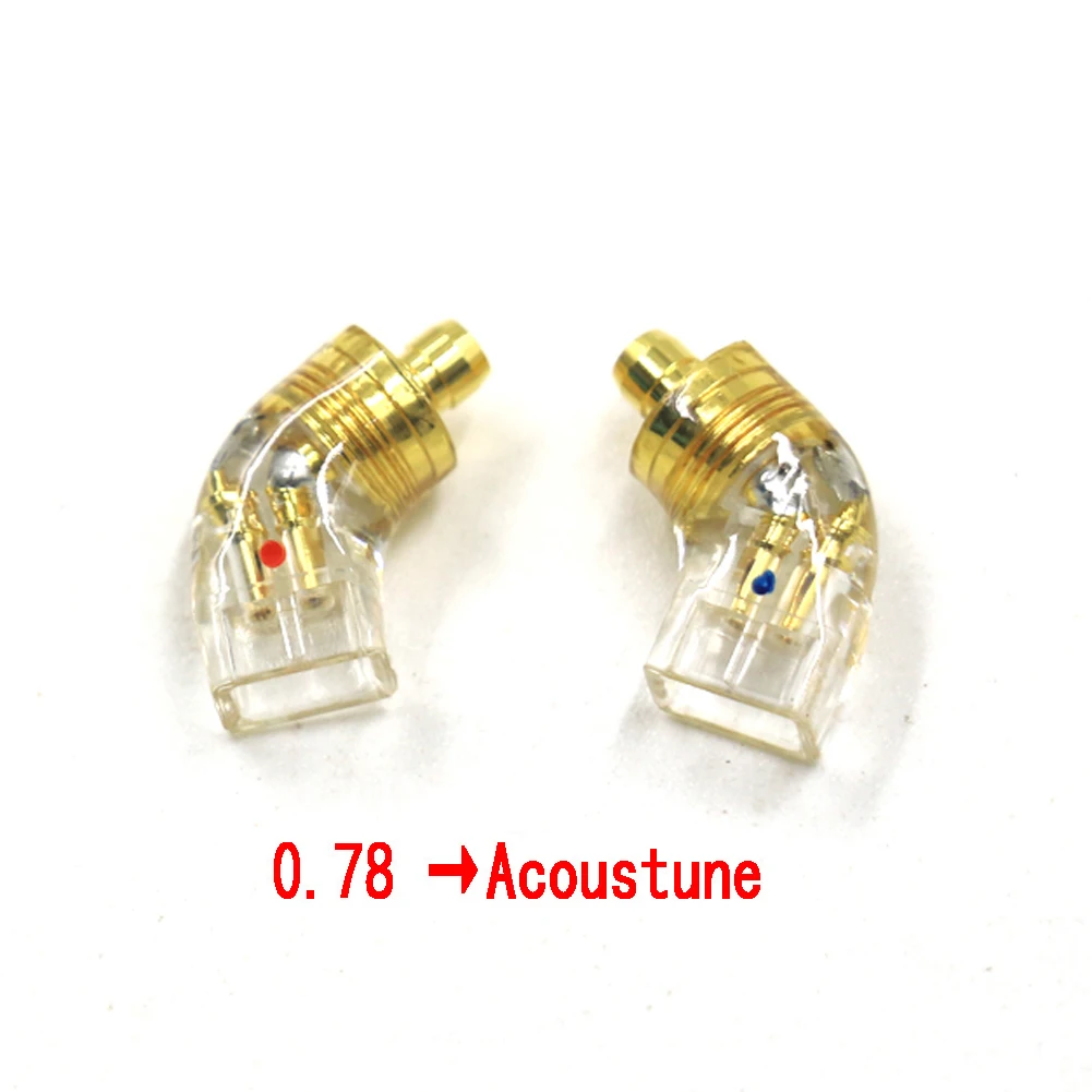 Earphone Plug for Acoustune HS 1695Ti 1655CU 1695 Ti 1670SS Male to MMCX/0.78mm Female Converter Adapter Headphone