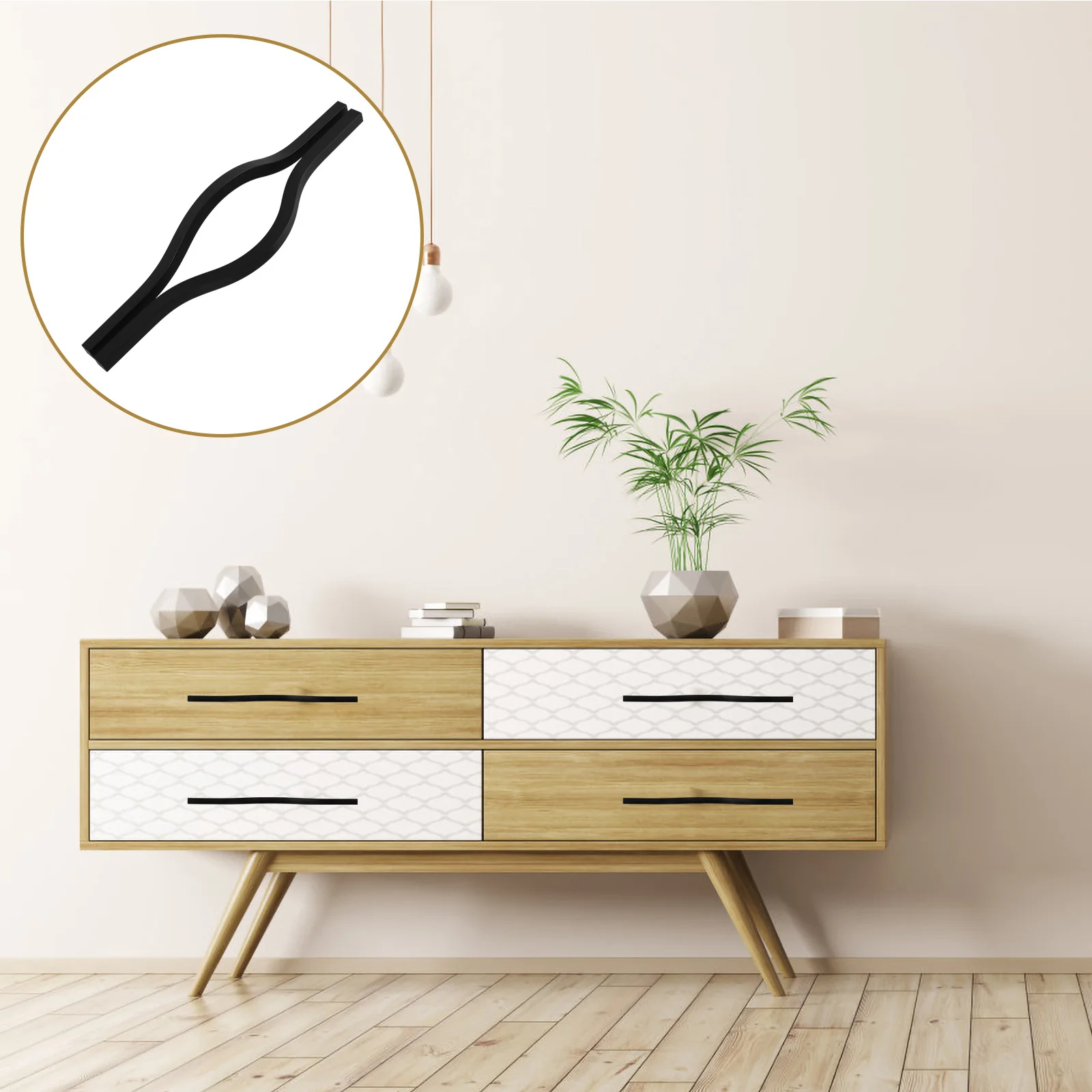 

2Pcs Extended Alloy Cabinet Handles Drawer Pulls for Kitchen Bathroom Bedroom Sturdy Metal Handle Drawer Pull Handle