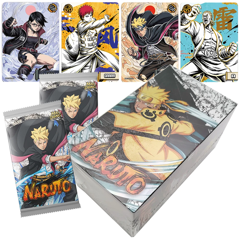 Japanese Fantasy Action Anime Naruto Collection Cards Beautifully Designed Characters English Language Cards Entertainment Toys