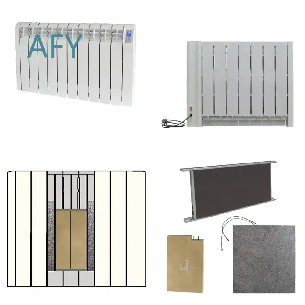 3 Pre-set Programs and 3 Programmable Option Dry-type Heating Energy Storage Ceramic Electric Aluminum Radiator for Room