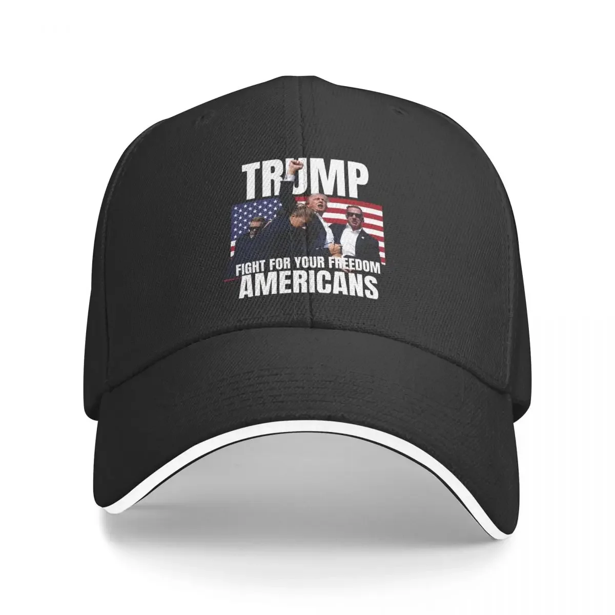 Trump Shot Golf Cap Merch Stylish 2024 Trump Rally Shooting Snapback Hat Men Women Daily Summer