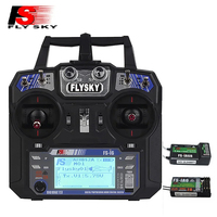 FLYSKY FS-i6 I6 2.4G 6CH AFHDS Transmitter with FS-IA6B FS-IA6 Receiver for RC Airplane Helicopter FPV Racing Drone