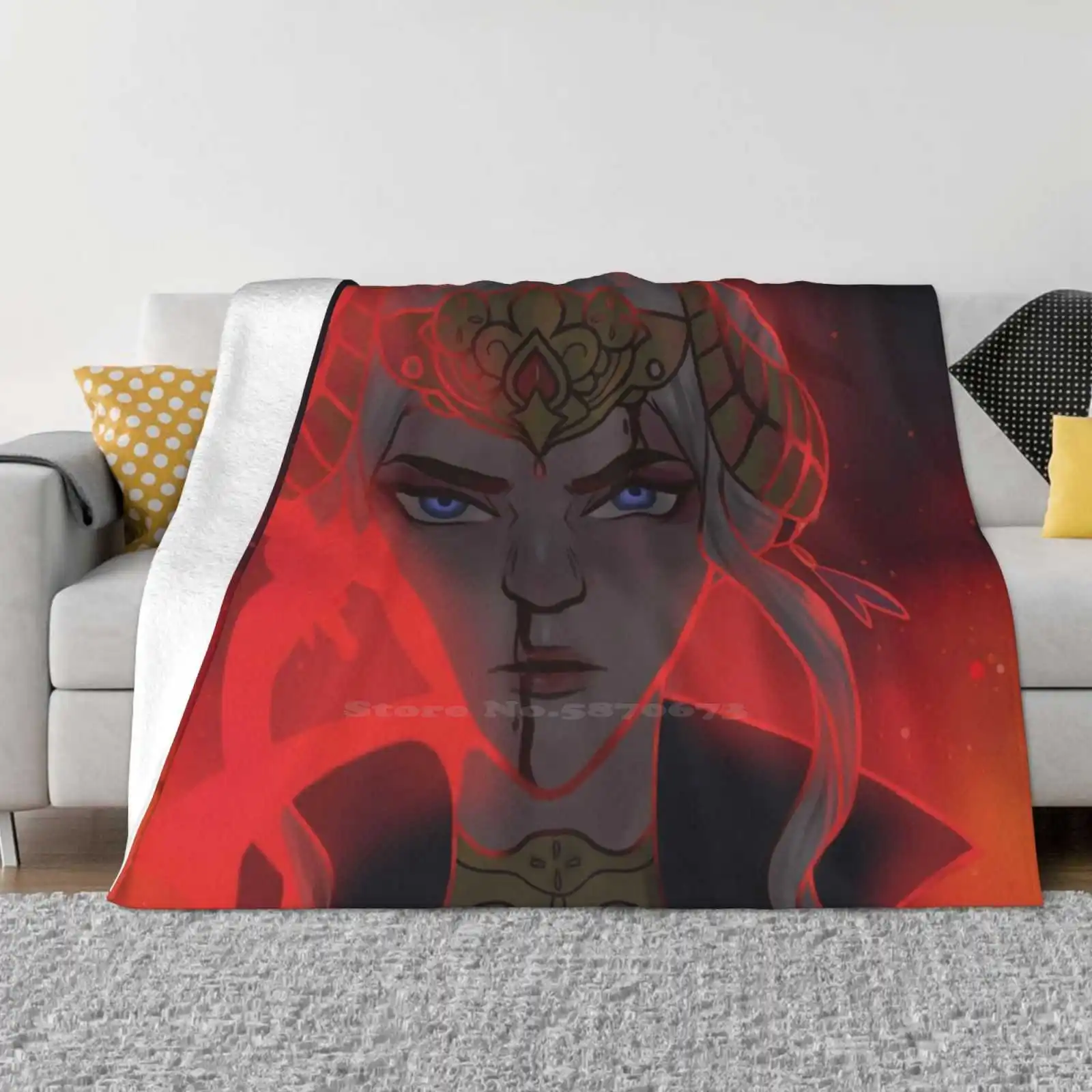 Flame Emperor Edelgard Latest Super Soft Warm Light Thin Blanket Fe16 Fe3H Fire Emblem Three Houses Fantasy