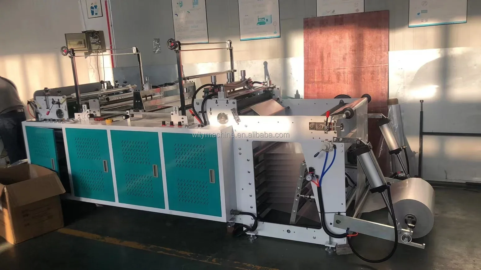 Cold cutting Side Sealing Bag Making Machine For PE film