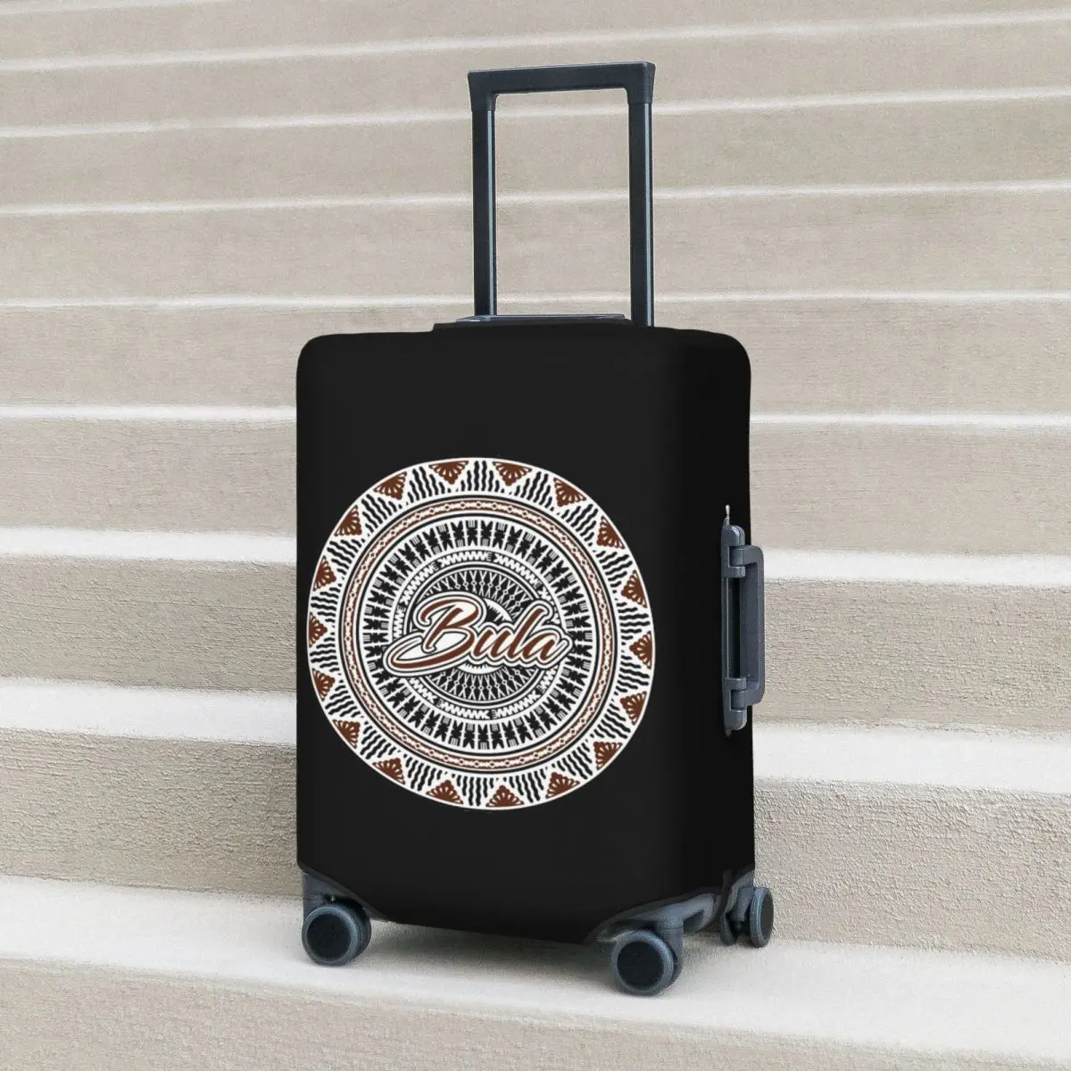 

Fiji Bula Kesakesa Design Suitcase Cover Protection Elastic Travel Luggage Protector Covers for 18-32 Inch