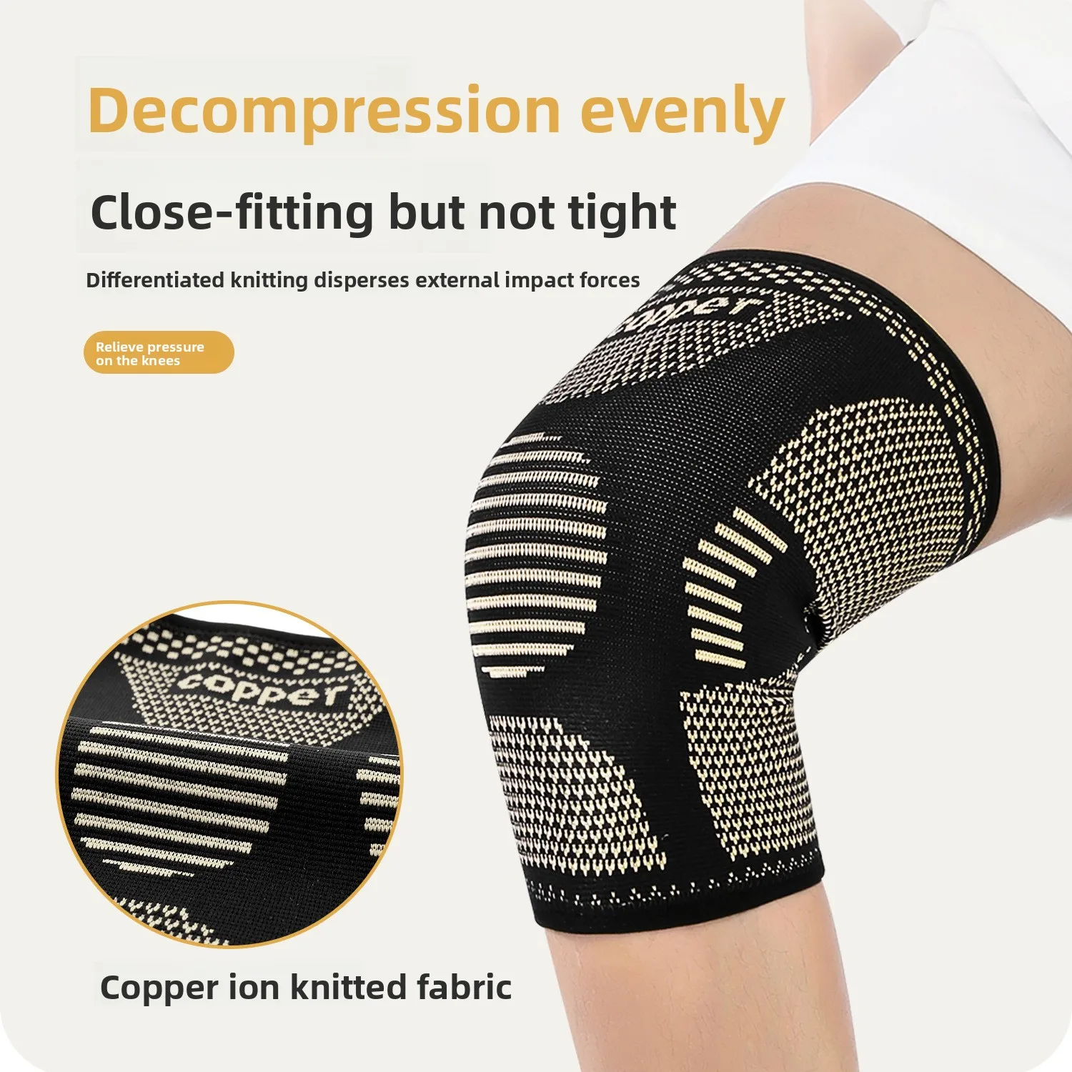 منصات الركبة النحاس لآلام التهاب المفاصل الركبة دعم الركبة كم للرجال الألم كم ضغط للرياضة 2025 معطف شتوي