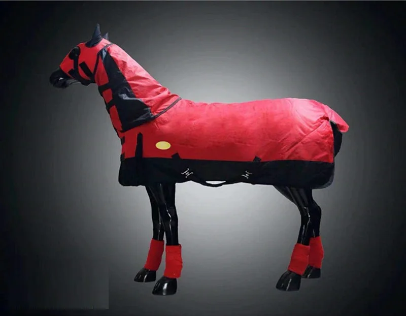 Equipamento de cavalo algodão inverno produtos equinos equestres à prova dwaterproof água quente cavalo tapetes capa cobertor de cavalo