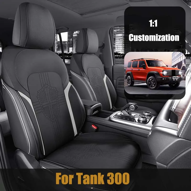 Car Seat Cover Specific Customize for Tank 300 Suede Breathable Saddle Cushion for Car Seat