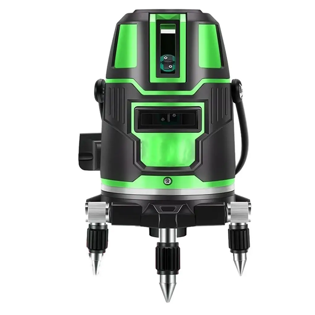 

5 Lines Laser Level Self-Leveling 360 Rotatable Horizontal Vertical Cross Green Laser Beam Line