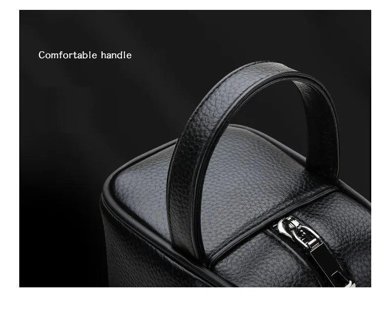 Men\'s Handbag High Quality Leather Wallet Large Capacity Business Moneybag Casual Bag Soft Cowhide Multi Pocket Gentlemen Gift